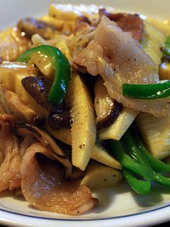 豚肉とタケノコのオイスターソース炒め-レシピのメイン写真