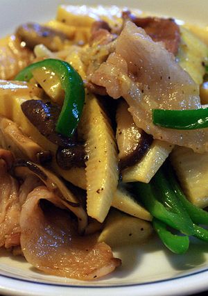 豚肉とタケノコのオイスターソース炒め-レシピのメイン写真