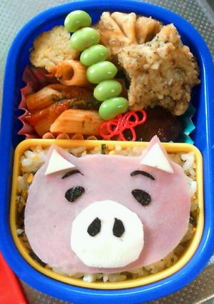 キャラ弁＊ハム-レシピのメイン写真