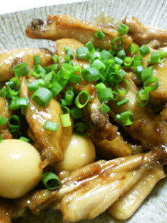手羽とうずらの照り焼き-レシピのメイン写真