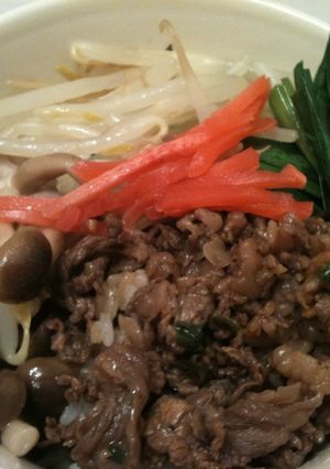 辛くない！簡単ビビンバ丼-レシピのメイン写真