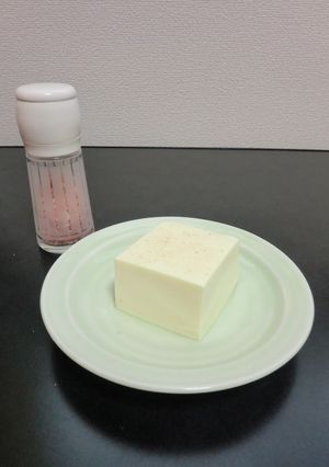 豆腐を塩だけで食べよう。-レシピのメイン写真