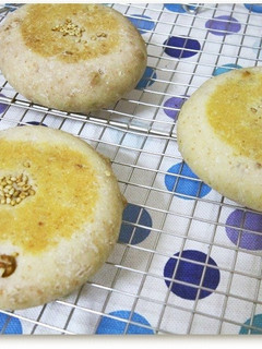 ぺたんこクルミパン-レシピのメイン写真