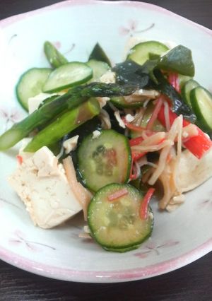 ☆お豆腐の春色ｻﾗﾀﾞ☆-レシピのメイン写真
