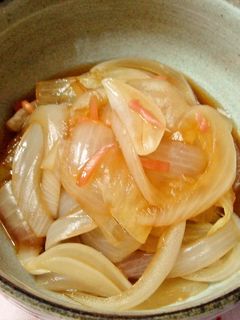 茹でた新玉ねぎの酢のもの-レシピのメイン写真