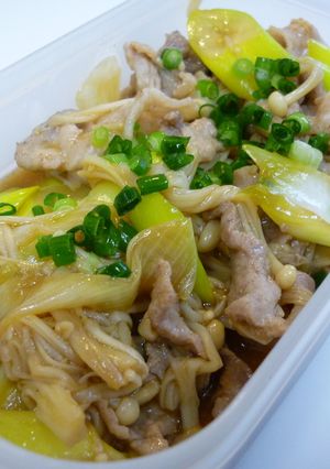 ★豚肉えのきの炒め物★-レシピのメイン写真