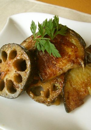 チーズのような味わい！酒粕みそでれんこん-レシピのメイン写真