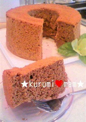 卵黄余り無し♪カフェオレシフォン★-レシピのメイン写真