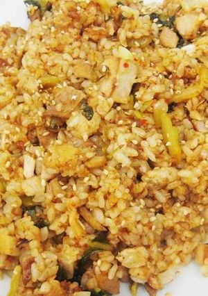 【『むし豚キムチ』炒飯】の作り方-レシピのメイン写真
