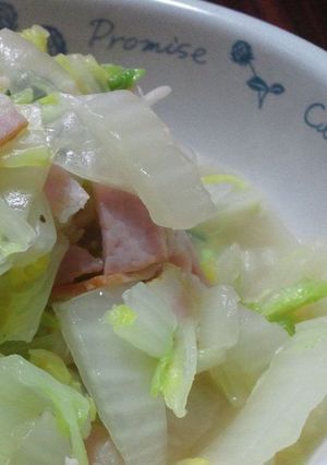 調味料いらず*白菜とベーコンの蒸し煮-レシピのメイン写真
