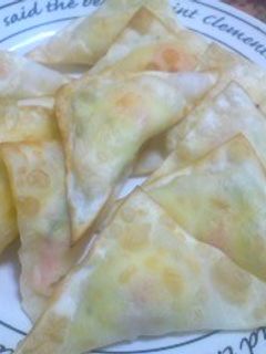 ポテトサラダでポテトの揚げワンタン-レシピのメイン写真