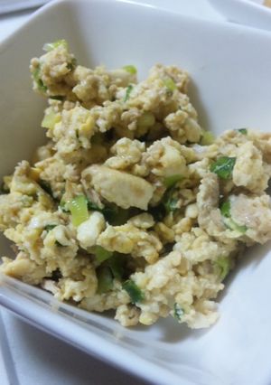 簡単・美味しいオススメの炒り豆腐♪ツナ♪-レシピのメイン写真
