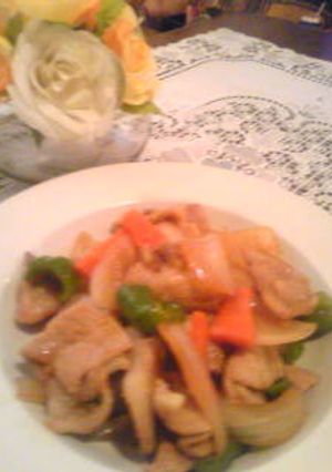 カラフル♪豚肉の炒め煮-レシピのメイン写真