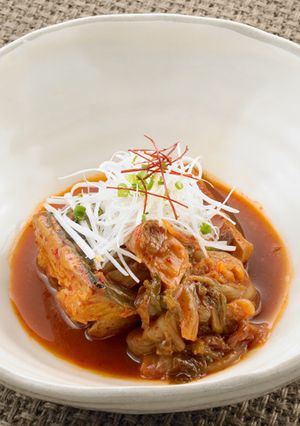 キムチと鯖の煮付け-レシピのメイン写真