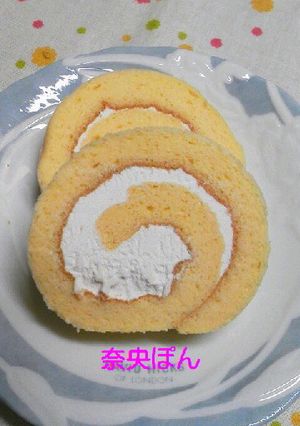 ふかふか☆簡単スポンジのロールケーキ♪-レシピのメイン写真