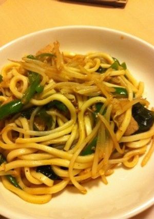 B級焼肉うどん-レシピのメイン写真