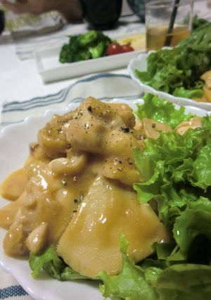 鶏むねのトロ〜り生姜甘辛あん*-レシピのメイン写真