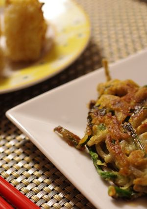 そばをアレンジ☆そばお焼き-レシピのメイン写真