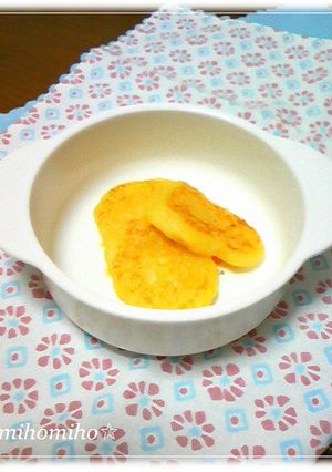 離乳食✿手づかみ練習♪じゃがコーンおやき-レシピのメイン写真