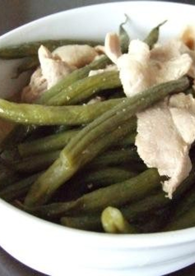 簡単！いんげんと豚こま肉の味噌炒め煮-レシピのメイン写真