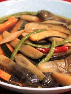 野菜の揚げびたし-レシピのメイン写真