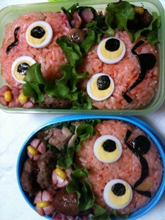 キャラ☆簡単スマイル⁇弁当☆-レシピのメイン写真