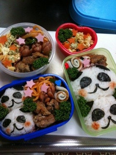 キャラ☆簡単てれパンダちゃん弁当☆-レシピのメイン写真