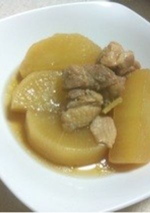 大根と鶏肉の簡単煮-レシピのメイン写真