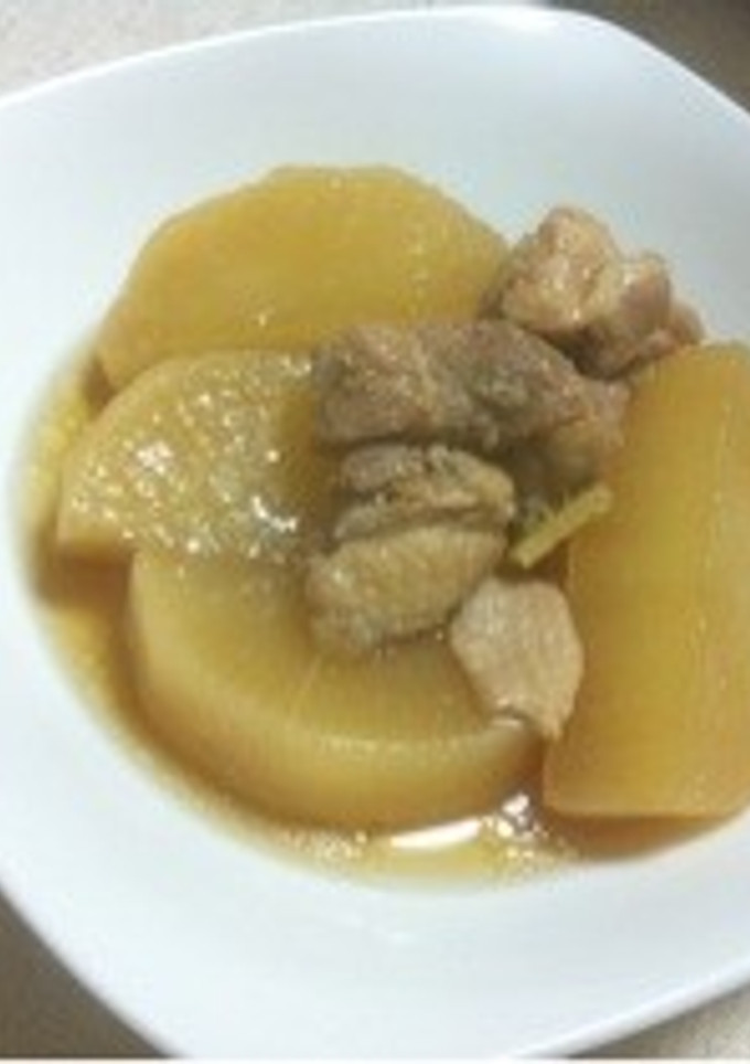 大根と鶏肉の簡単煮-レシピのメイン写真