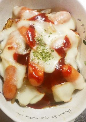 なすとウインナーのチーズ焼き-レシピのメイン写真