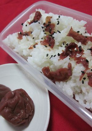 ☆お弁当の梅干し☆-レシピのメイン写真