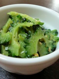 ゴーヤのみそナムル。-レシピのメイン写真