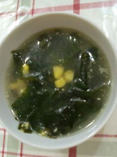 わかめとコーンの中華スープ-レシピのメイン写真