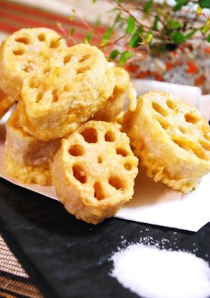 ほくほく✤✤✤れんこんの天ぷら-レシピのメイン写真