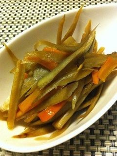 きんぴらごぼう-レシピのメイン写真