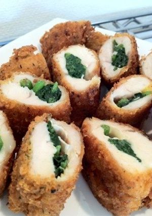 ササミのほうれん草チーズカツ☆-レシピのメイン写真
