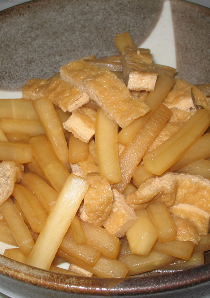 大根と油揚げの炒め煮♪-レシピのメイン写真