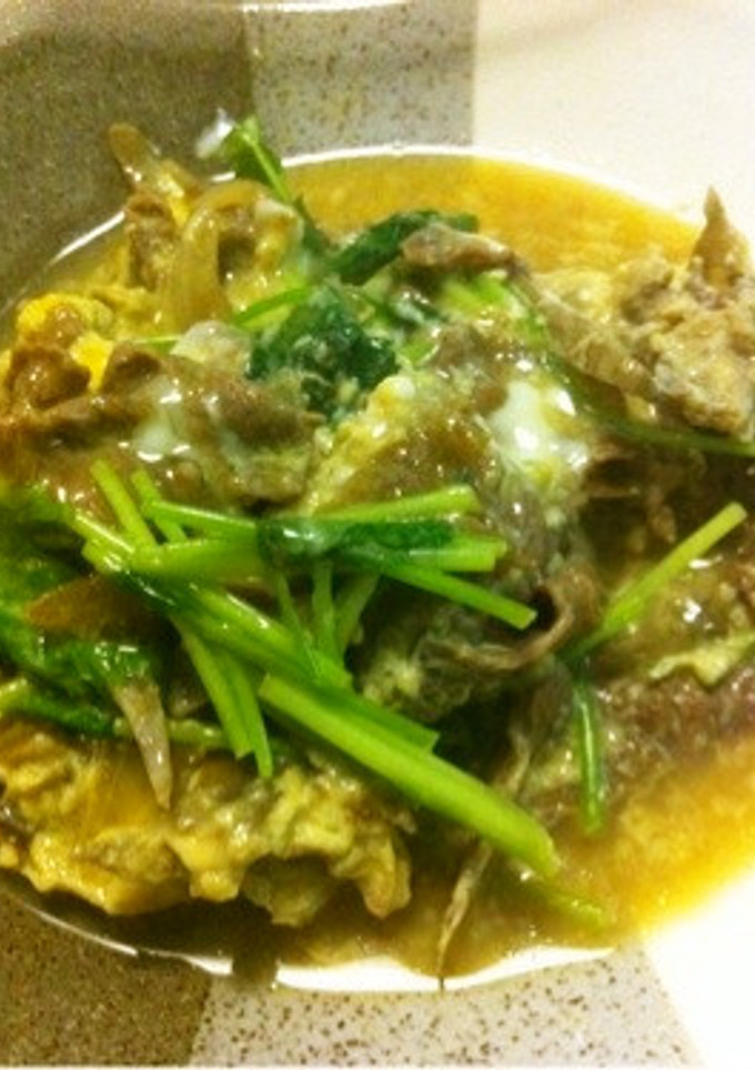 牛肉とごぼうの柳川風-レシピのメイン写真