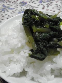 ストレス解消!?ワサビの葉の甘醤油漬け-レシピのメイン写真