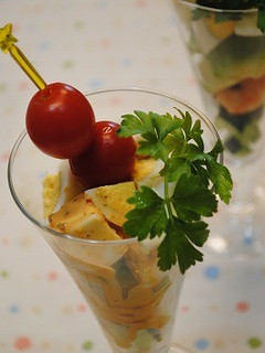 コブサラダ パフェ ☆-レシピのメイン写真