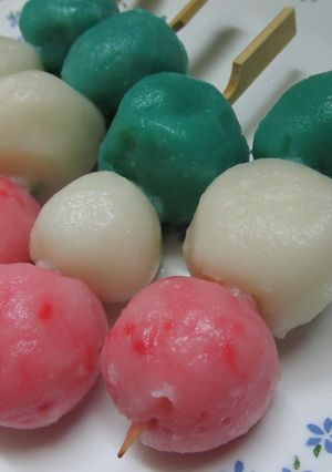 お家で３色団子-レシピのメイン写真