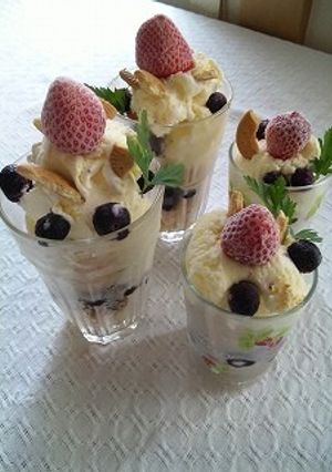 残りもので、簡単パフェ-レシピのメイン写真