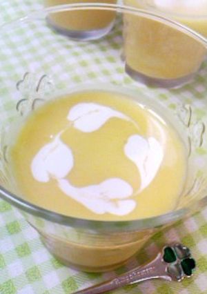 簡単濃厚◎缶詰でできちゃうマンゴープリン-レシピのメイン写真