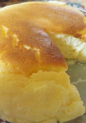 しっとりスフレチーズケーキ-レシピのメイン写真