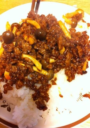 ハンバーグ風ライス-レシピのメイン写真