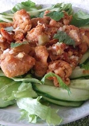 鶏皮のサラダ-レシピのメイン写真