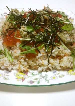鮭いくらの親子ちらし-レシピのメイン写真