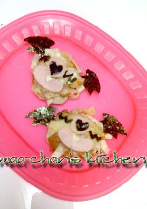 シュウマイでコロモリ♥キャラ弁♥ポケモン-レシピのメイン写真