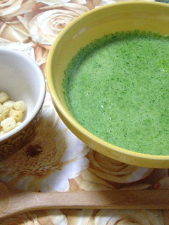 ほうれん草の豆乳スープ-レシピのメイン写真