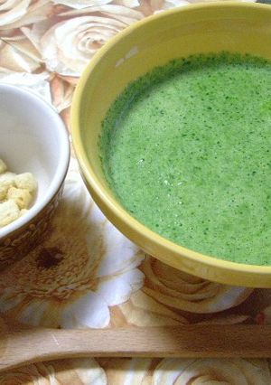 ほうれん草の豆乳スープ-レシピのメイン写真